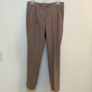 Zara plaid pants with ruffle pocket detail